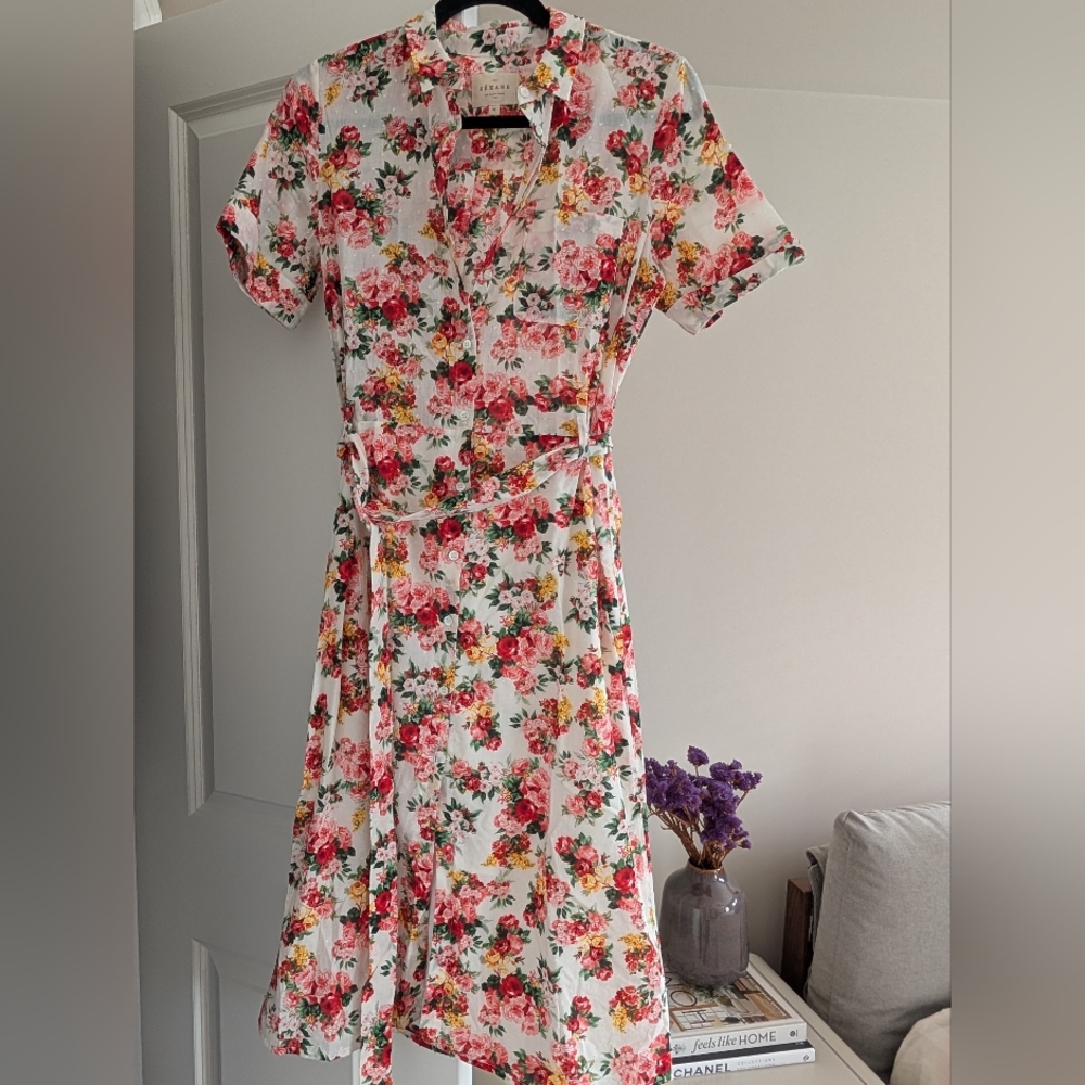 NWOT Sézane Adèle Floral Dress- Size US2 - Picture 2 of 9